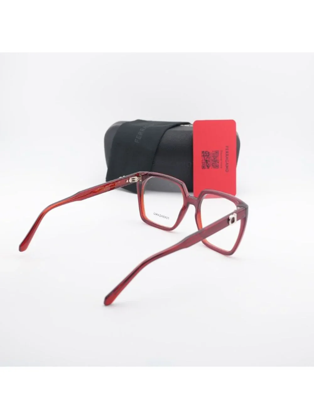 Salvatore Ferragamo SF3042E 612 Square Eyeglasses 55mm – Burgundy